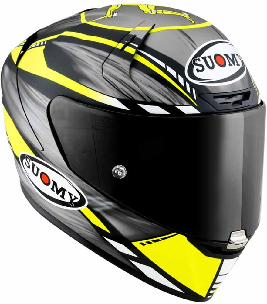 Suomy SR-GP On Board Fluo Yellow 170 - Voordeelhelmen.nl