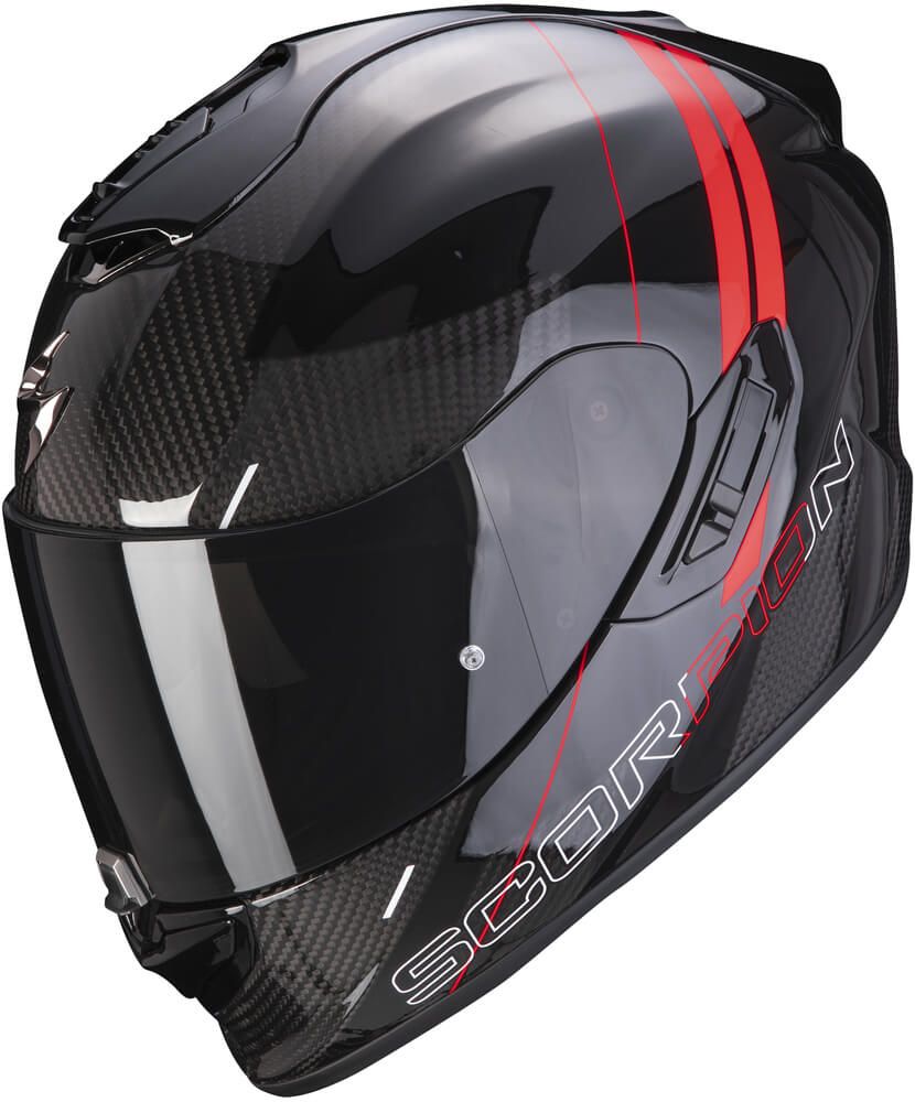 Scorpion EXO-1400 AIR Carbon Drik Black/Red - Voordeelhelmen.nl
