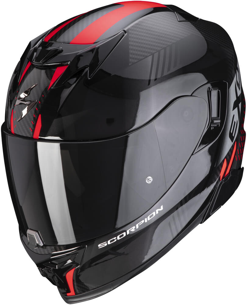 Scorpion EXO-520 AIR Laten Black/ Red - Voordeelhelmen.nl