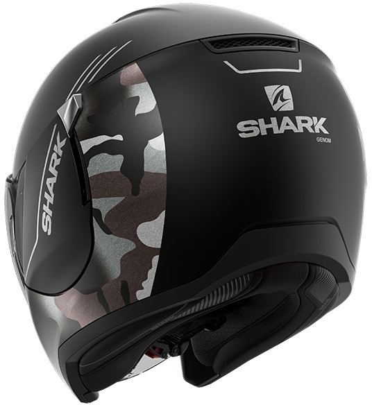 Shark Citycruiser Genom Matt Black/Silver/Antracite KSA - Voordeelhelmen.nl