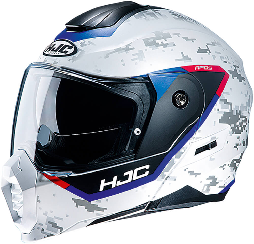 HJC C80 Bult White/Blue 253 - Voordeelhelmen.nl