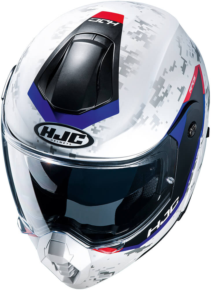 HJC C80 Bult White/Blue 253 - Voordeelhelmen.nl