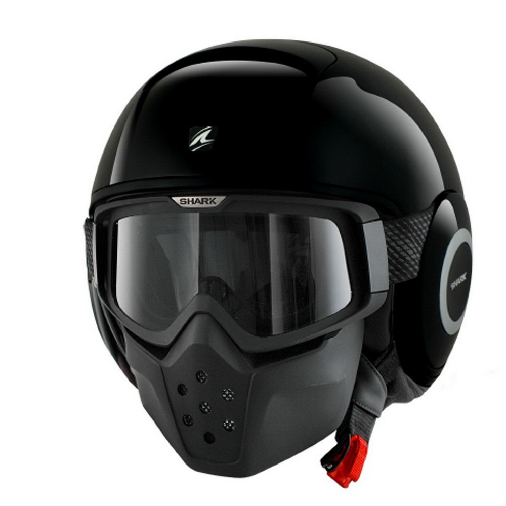 Shark Raw Blank BLK - Voordeelhelmen.nl