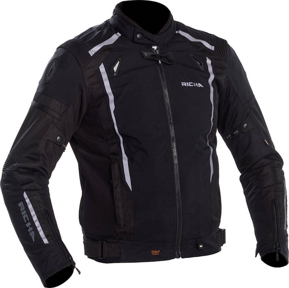Richa Airstream 2 Jacket Black 100 - Voordeelhelmen.nl