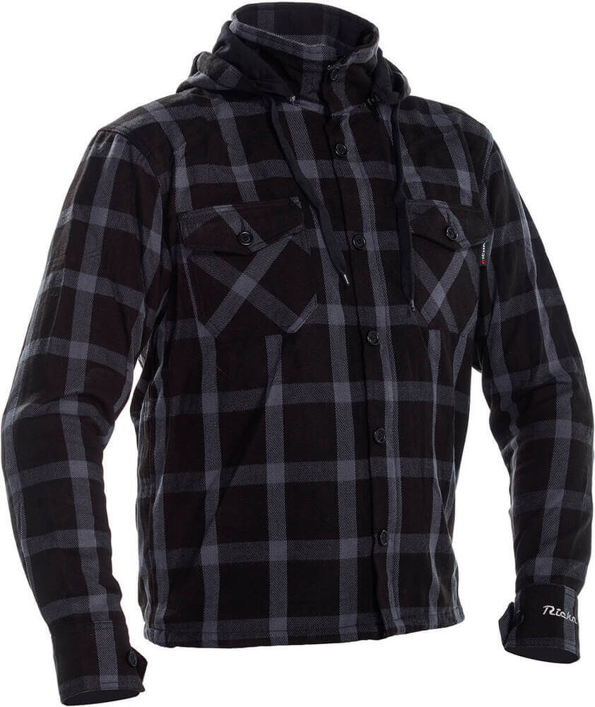 Richa Lumber Hoodie Black 100 Voordeelhelmen.nl