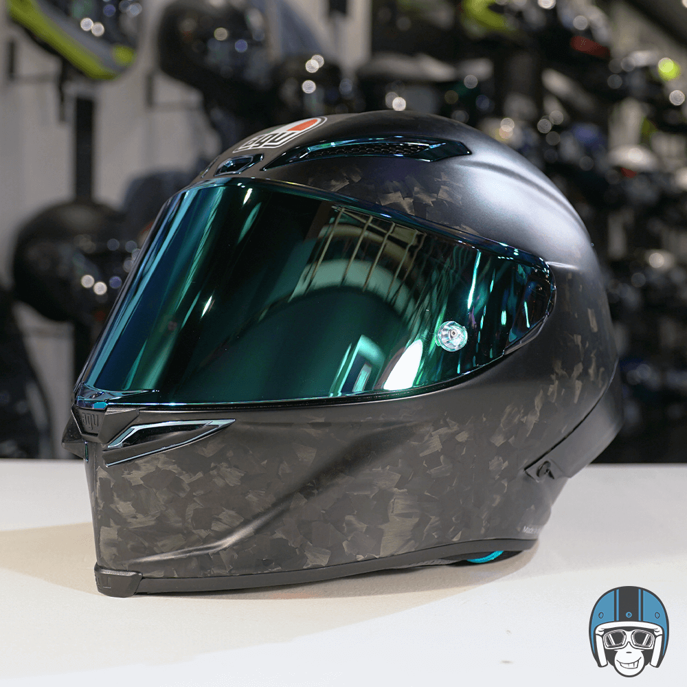 Pista GP RR Limited Edition Futuro Carbonio Forgiato Elettro Iridium -  Voordeelhelmen.nl