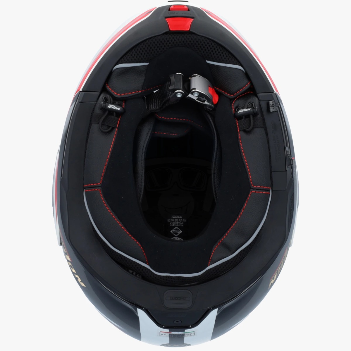 O'NEAL | Motorcrosshelm | MX Enduro | ABS-schaal, ventilatieopeningen voor optimale koeling | 2SRS helm SPYDE V.23 | volwassenen | zwart rood wit | maat XXL (63/64 cm