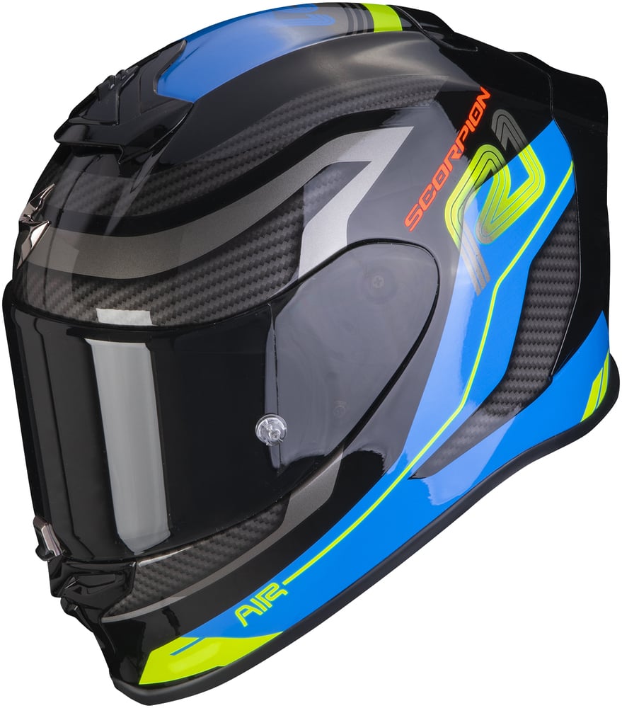 Scorpion EXO-R1 AIR Vatis Black/Blue - Voordeelhelmen.nl