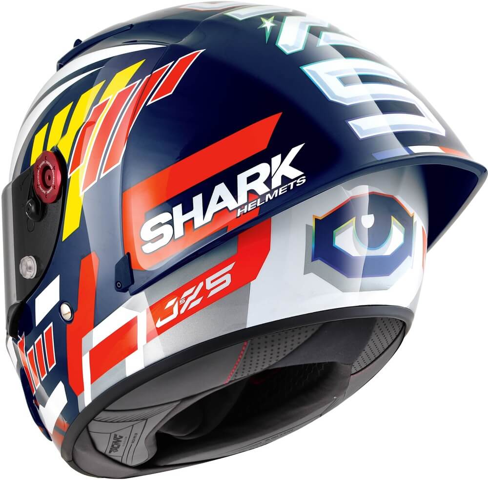 Shark Race-R PRO GP Zarco Signature Blue White Red BWR - Voordeelhelmen.nl