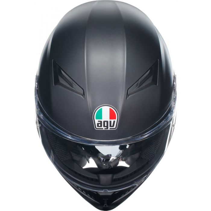 Agv cheap black helmet