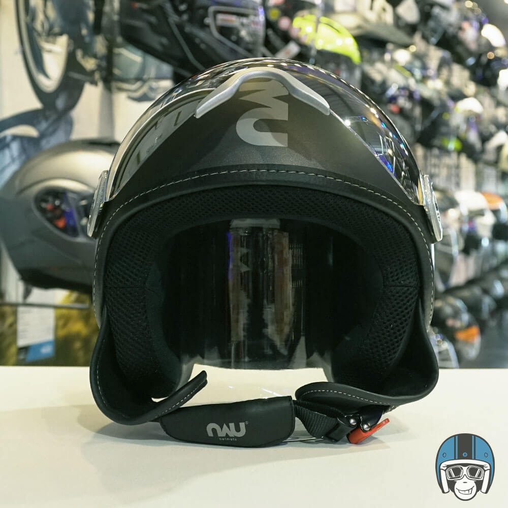 Nau Fashion spiegelvizier titanium - Voordeelhelmen.nl