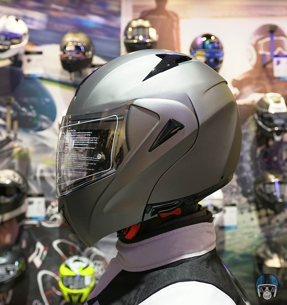 Demm Systeemhelm mat antraciet - Voordeelhelmen.nl