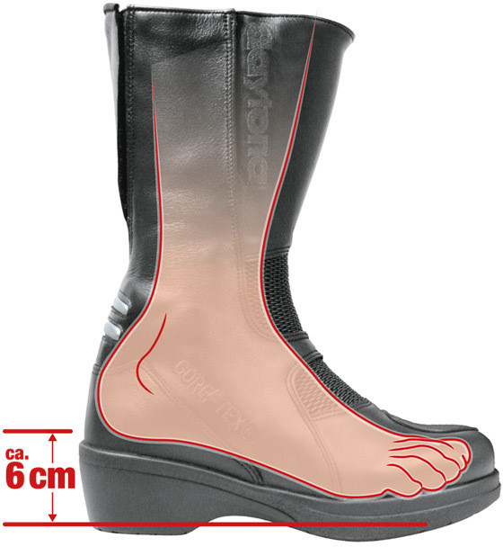 Daytona Lady Evoque GTX black - Voordeelhelmen.nl