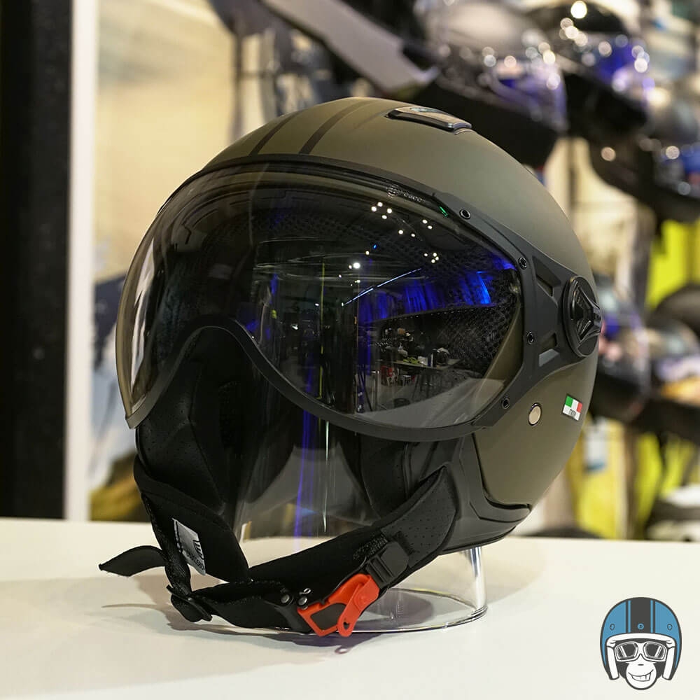 VITO Jet Moda Mat Groen - Voordeelhelmen.nl