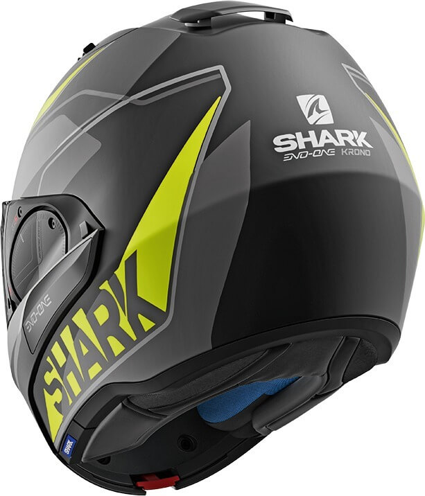 Shark Evo-One 2 Krono Matt Black/Yellow/White KYW - Voordeelhelmen.nl