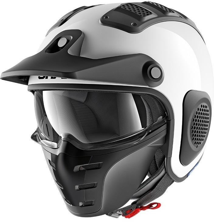 Shark X-Drak Glossy White WHU - Voordeelhelmen.nl