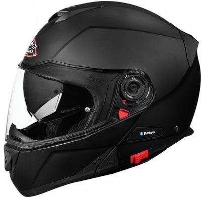 SMK Glide Basic Matt Black 111 - Voordeelhelmen.nl