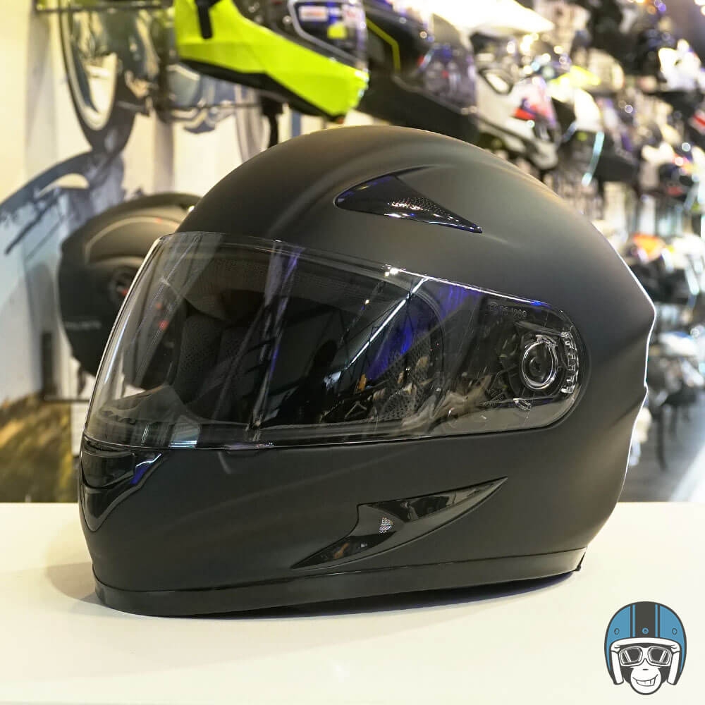 VITO Grote Maat Integraalhelm Matzwart - Voordeelhelmen.nl