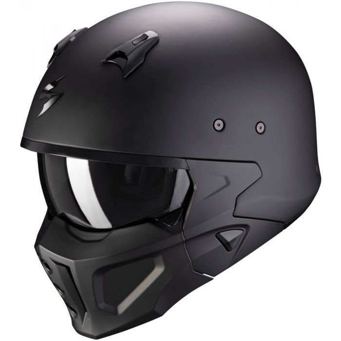 Scorpion Covert X Solid Matt Black Voordeelhelmen