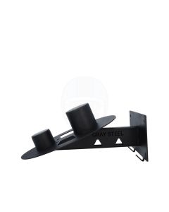 Gray Steel X5 Helmet & Gear wall mount Matt Black