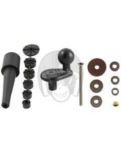 RAM Fork Stem Base With 1" Ball