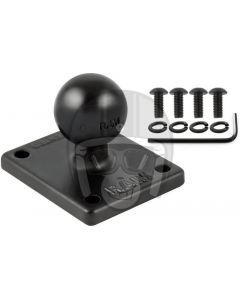 RAM 2X 1.7" Adapter Base With 1" Ball