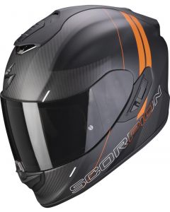 Scorpion EXO-1400 AIR Carbon Drik Matt Balck/Orange
