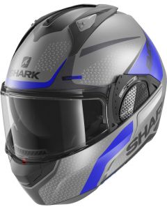 Shark Evo GT Encke Matt Antracite/Blue/Black ABK