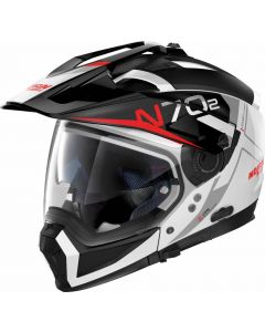 Nolan N70-2 X Bungee N-Com Metal White/Black/Red 39