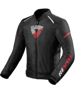 REV'IT Sprint H2O Jacket Black/Neon Red