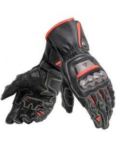 Dainese Full Metal 6 Gloves Black/Black/Red Fluo P75