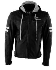 Rusty Stitches Jari Jacket Hooded Black/White 104