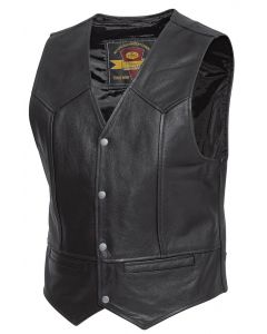 Held Dillon Leather Vest Black 001