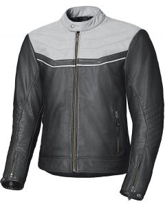 Held Heyden Retro Leather Jacket Black/Grey 003