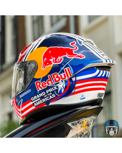 HJC RPHA-1 Red Bull Austin GP White/Blue 253