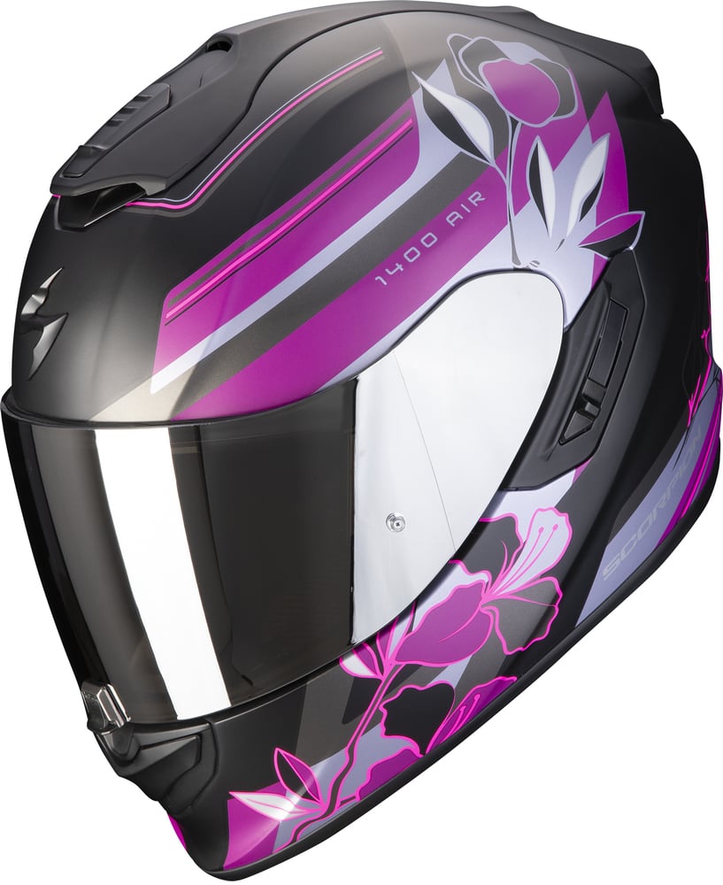 Scorpion EXO-1400 AIR Attune Matt Black/Red - Voordeelhelmen.nl