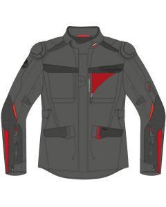 Furygan Explorer Jacket Black/Red