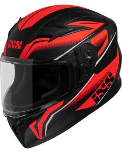 IXS iXS136 2.0 Kids Integraalhelm Matt Black/Red M32 Kinderhelm