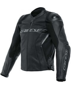 Dainese Racing 4 Leather Jacket Black/Black 631