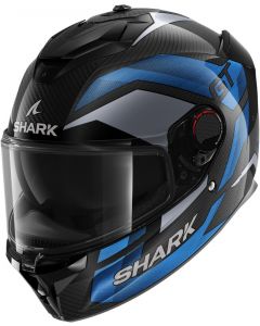 Shark Spartan GT Pro Ritmo Carbon Blue Chrome DBU
