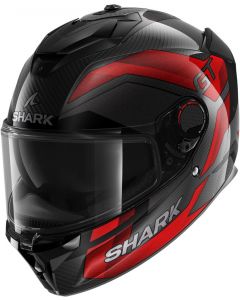 Shark Spartan GT Pro Ritmo Carbon Red Chrome DRU