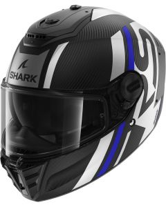 Shark Spartan RS Carbon Shawn Mat Blue/Silver DBS