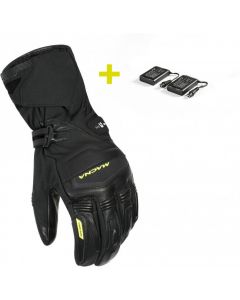 Macna Azra RTX Heated Gloves Kit (inclusief accu) Black