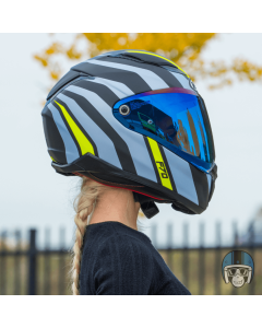 HJC F70 Galla Grey/Yellow 817