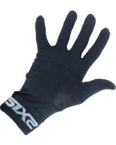 SIXS Merino Wool glove liners Black