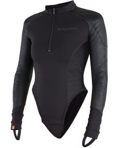 Pando Moto Shell Women Armored Motorcycle Baselayer / Body Black