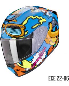 Scorpion EXO-JNR Fun Blue/Orange