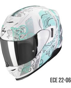 Scorpion EXO-520 EVO AIR Fasta White/Light blue