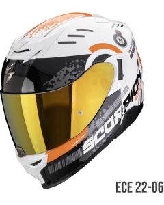 Scorpion EXO-520 EVO AIR Titan White/Orange