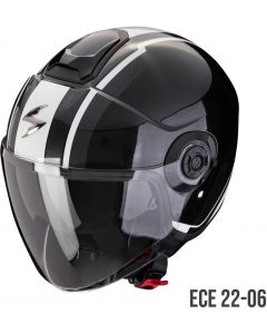 Scorpion EXO-CITY II Vel Metal Black/White